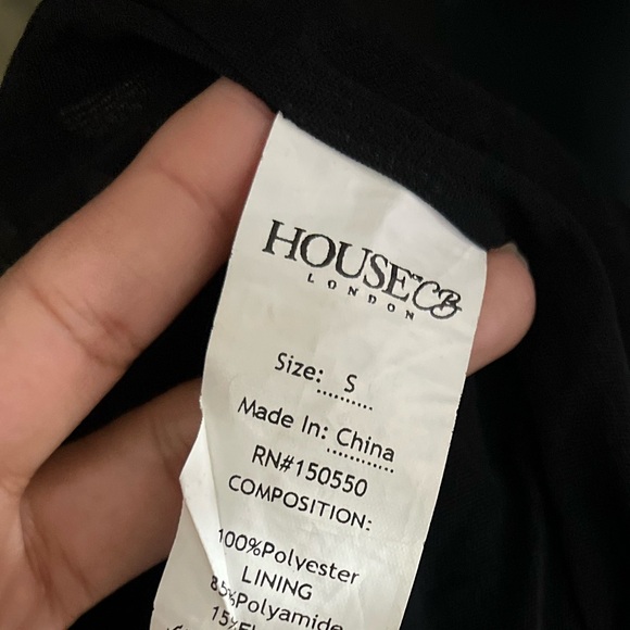 HOUSE OF CB Alexandra Lurex Silver Wide Leg Pants Trousers - Picture 10 of 10